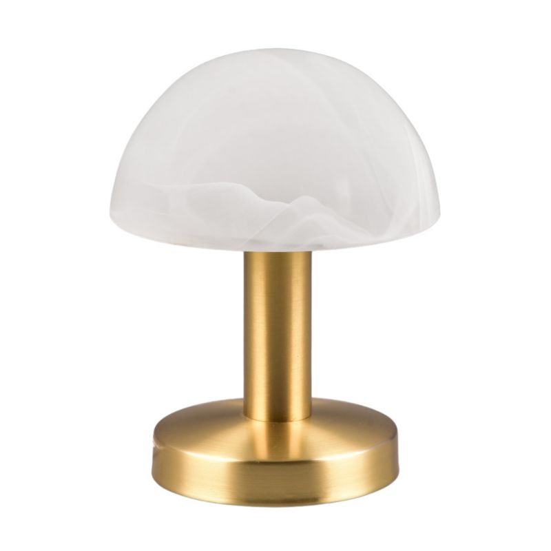 Lampka stołowa Trio Fynn Ii złoto-biała 1 x E14 x 40W IP20 wym: 21 x 15 x 15 cm metal - 1 szt.