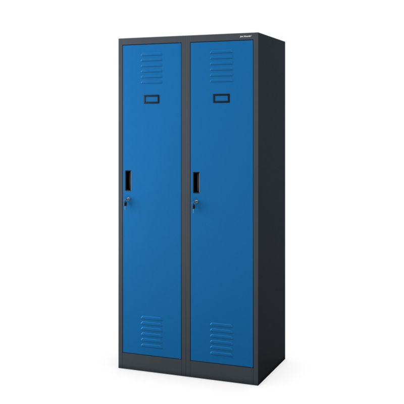 Szafa metalowa socjalna Jan Nowak Kacper 180x80x50 cm antracytowo-niebieska 1 szt