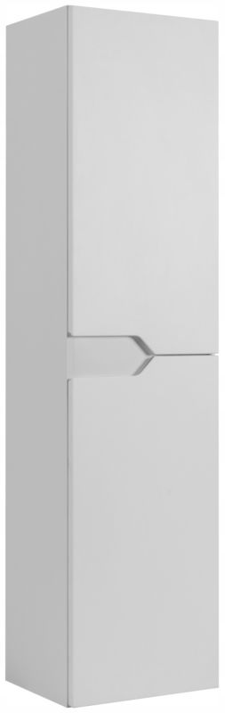 Słupek łazienkowy Furnidea 35x136 cm biały frezowane uchwyty Modern 1 szt.