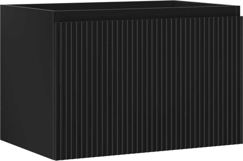 Szafka łazienkowa podumywalkowa Mexen Rivel czarny mat 70 cm 1 szuflada 1 szt.