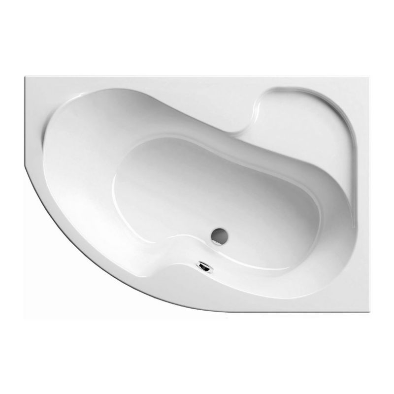 Akrylowa asymetryczna wanna Ravak Rosa 140x105 P snowwhite 1szt