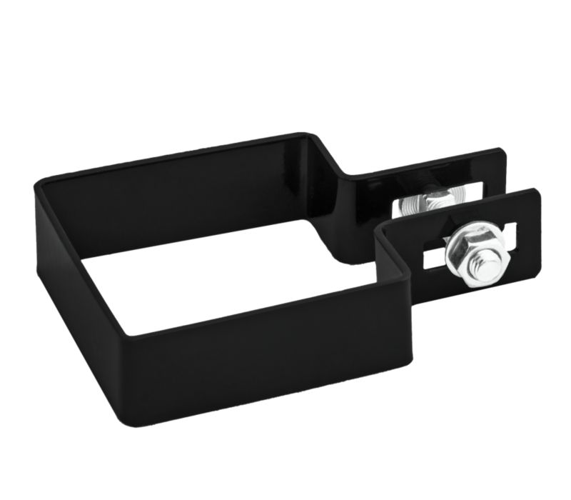 Obejma początkowa 60 x 60 mm ZN+RAL9005