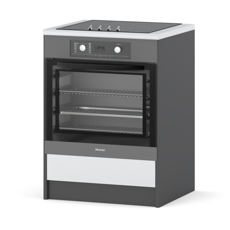 Szafka Kuchenna Hurtownia-Mebli Stojąca Do zabudowy piekarnika Bella dolna D60 pod piekarnik 60cm Szary Mat Biały Mat 60x47x85 c