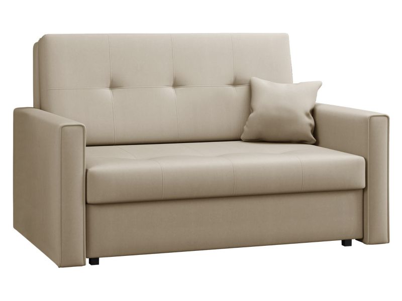 Kanapa rozkładana MIRJAN 24 Viva Bis II beżowy plusz 1 szt.