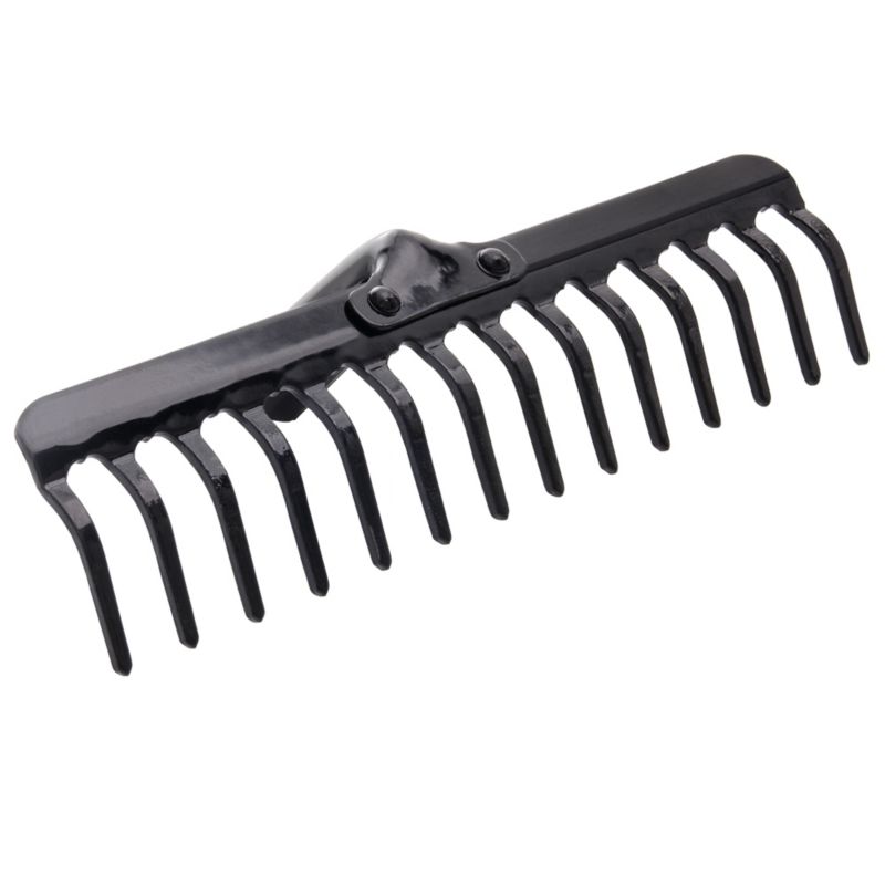 Grabie KADAX Ogrodowe Nieoprawione Do Liści 14 Zębne Bez Trzonka 1szt.