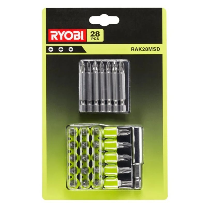 Zestaw Bitów Wkrętów 28szt. RYOBI