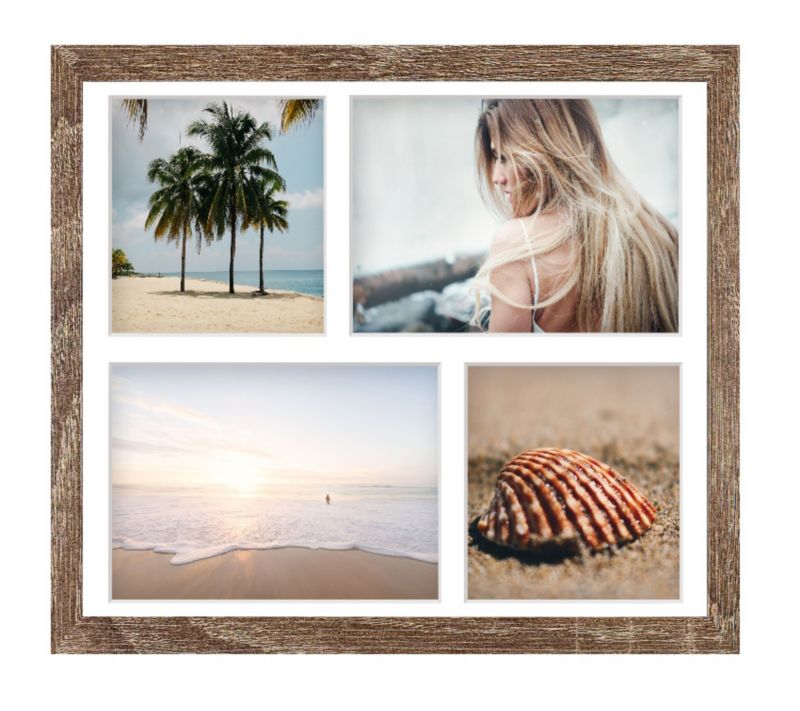 Ramka na 4 zdjęcia Hekla 24x30x4 foto galeria sonoma truflowa 1szt.