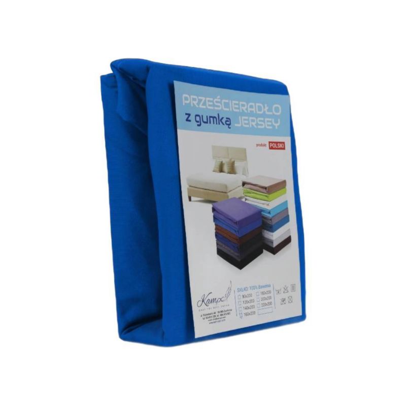 Prześcieradło z gumką VIP KAM-POL niebieskie 60x70 1 szt.