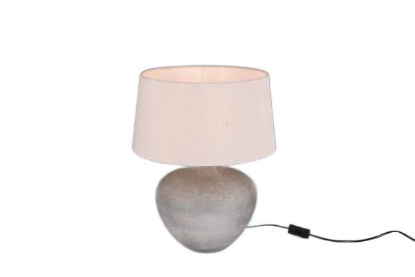 Lampa stołowa RL Lou brązowo-beżowa 1 x E27 x 60W IP20 wym: 46 x 38 x 38 cm tkanina - 1 szt.