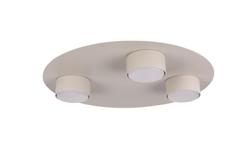 Spot oprawa sufitowa Sigma Lighting Star szary beż 3 x GX53 x IP20 wym: 8 x 40 x 40 cm - 1 szt.