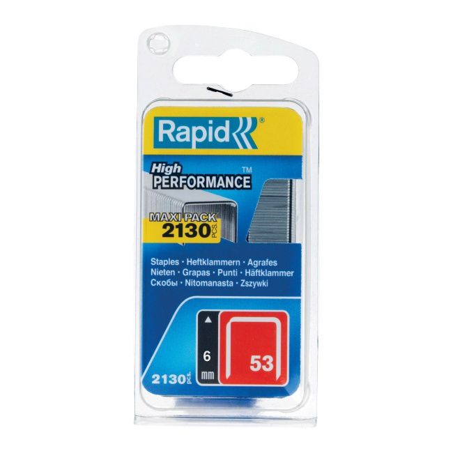 Zszywki galwanizowane Rapid 53/6 mm 2130 szt.