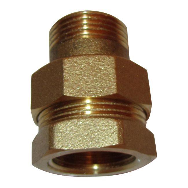 Śrubunek mosiądz 1" uszczelka