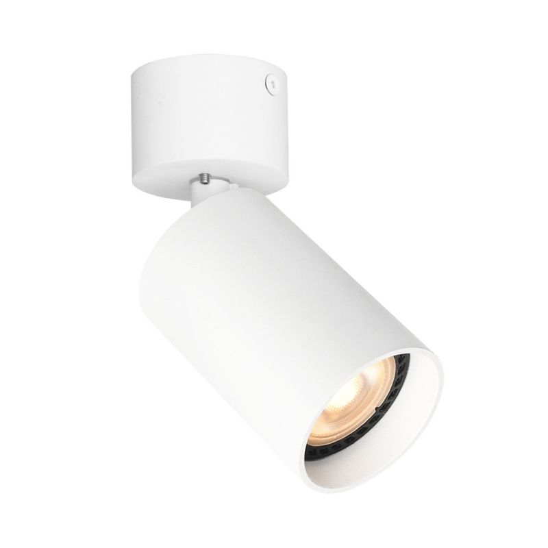 Lampa sufitowa Italux Nesto biała 1 x GU10 x 10W wym: 14,3 x 5,6 x 5,6 cm - 1 szt.