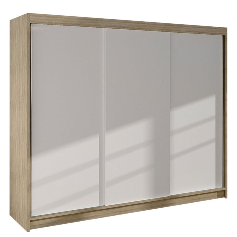 Szafa MIRJAN 24 z drzwiami przesuwnymi Derby II dąb sonoma/biały 1 szt.