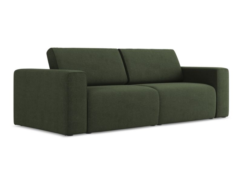 3-osobowa kanapa modułowa LaMiaSofa CASERTA z tkaniny strukturalnej 224x103 cm oliwkowy 1 szt.