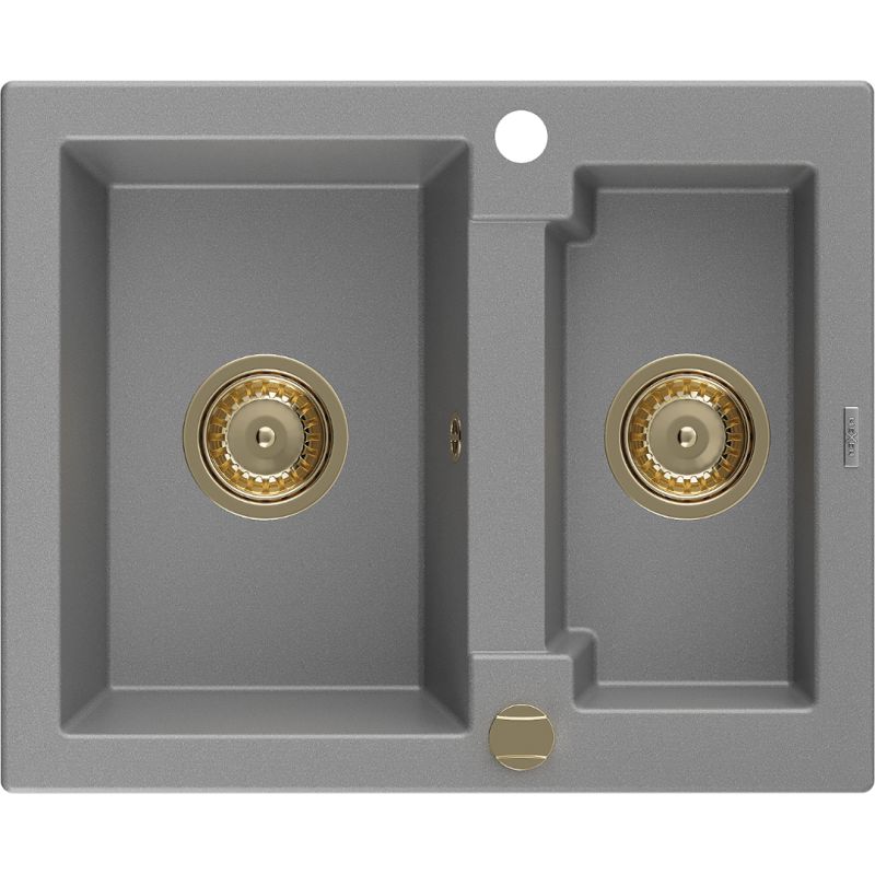 Zlewozmywak wpuszczany Mexen Cesar 1-komorowy beżowy 775x470 mm - 6514771010-69-B 1 szt.