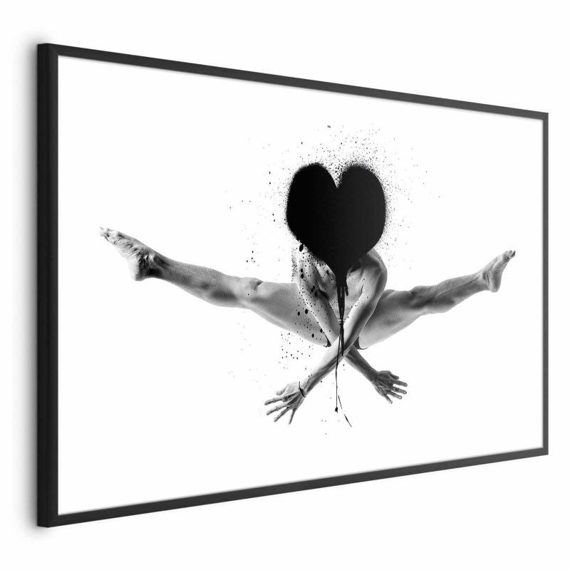 Plakat Artgeist Skok 42x29,7 cm z ramą czarną 1 szt