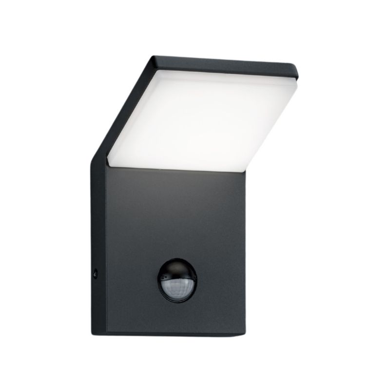 Kinkiet zewnętrzny z czujnikiem Trio Pearl antracytowo-biały LED 9W 3000K 900lm IP54 wym: 16 x 10 x 10,5 cm aluminium - 1 szt.