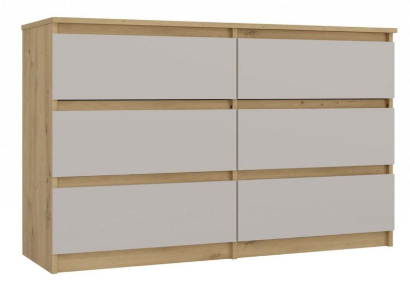 Komoda TopEshop Malwa M6/120 ARTISAN KASZMIR 30x120x75 cm 1szt