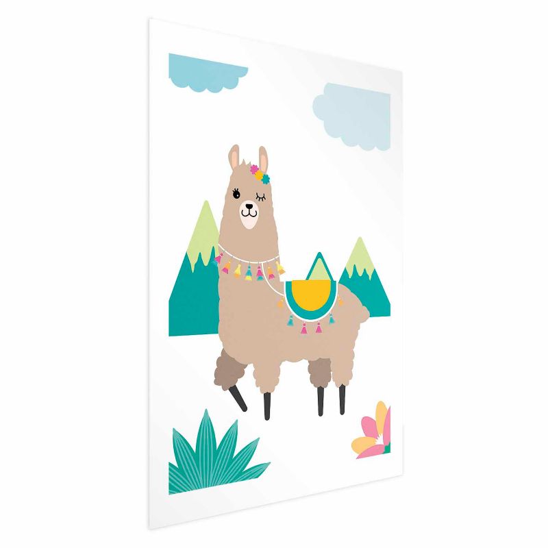Plakat Artgeist Niezwykła lama 40x60 cm bez ramy 1 szt