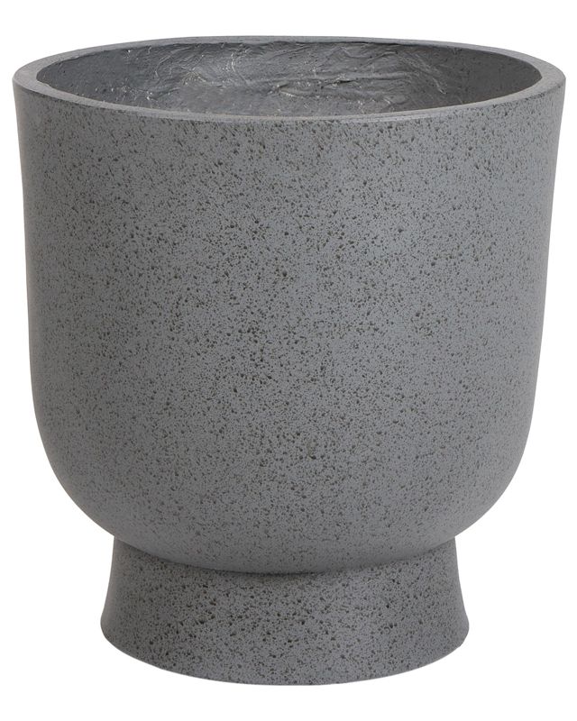 Doniczka 36 x 36 x 39 cm szara Ginkgo 1 szt.