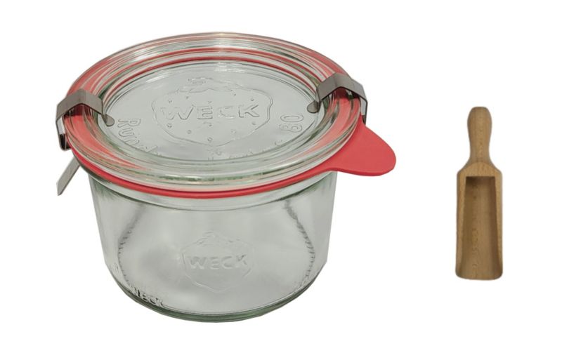 Słoik MODO24 Weck 200 ml fi 80 mold szklane wieko gumka 1 kpl.