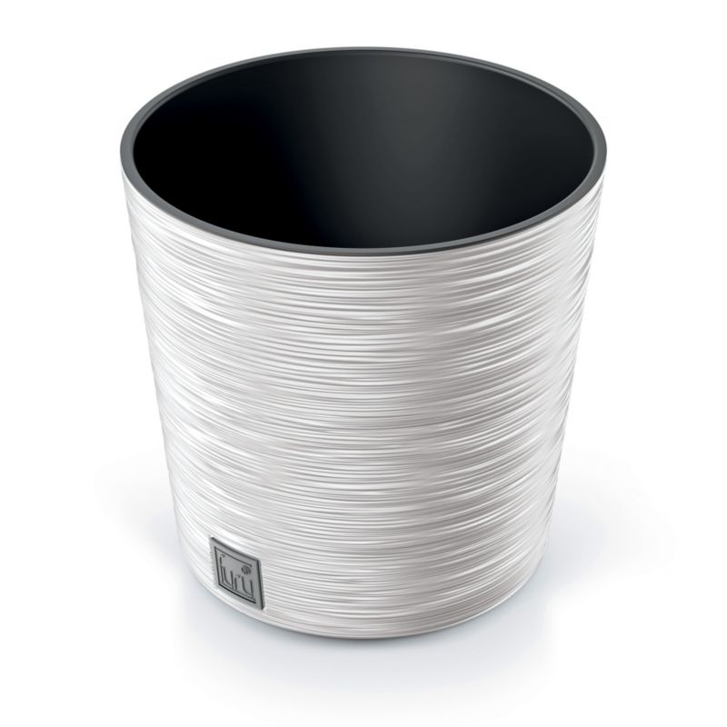 Doniczka EDANTI Ogrodowa 30 cm Okrągła Na Taras Do Domu Biała 1 szt.