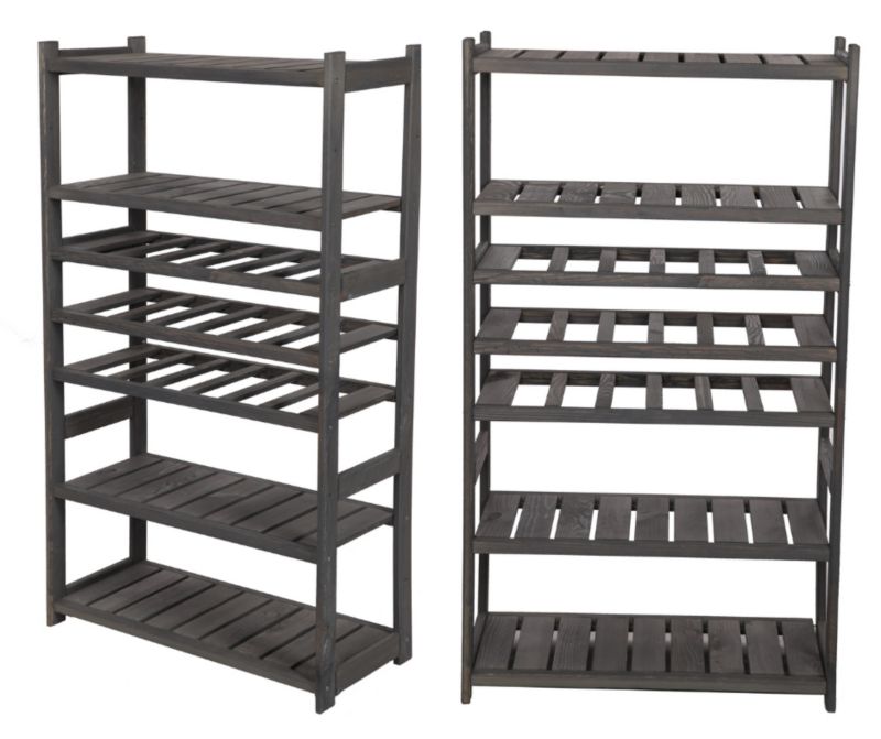 Regał na wino i słoiki MODO24 124,2 cm 7 półek impregnowany 1 szt.