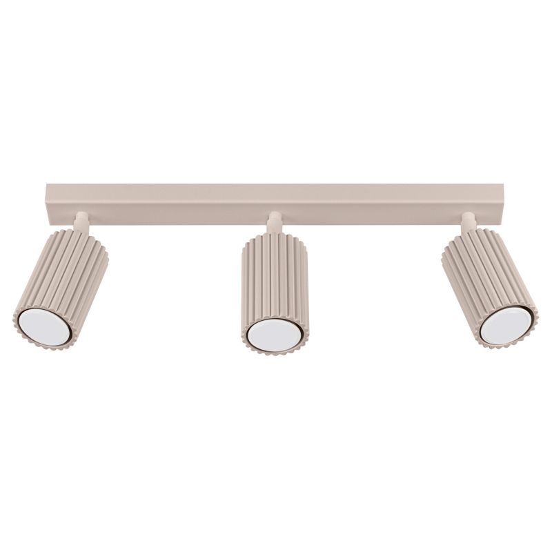 Plafon Sollux Lighting KARBON 3L taupe 1 szt.