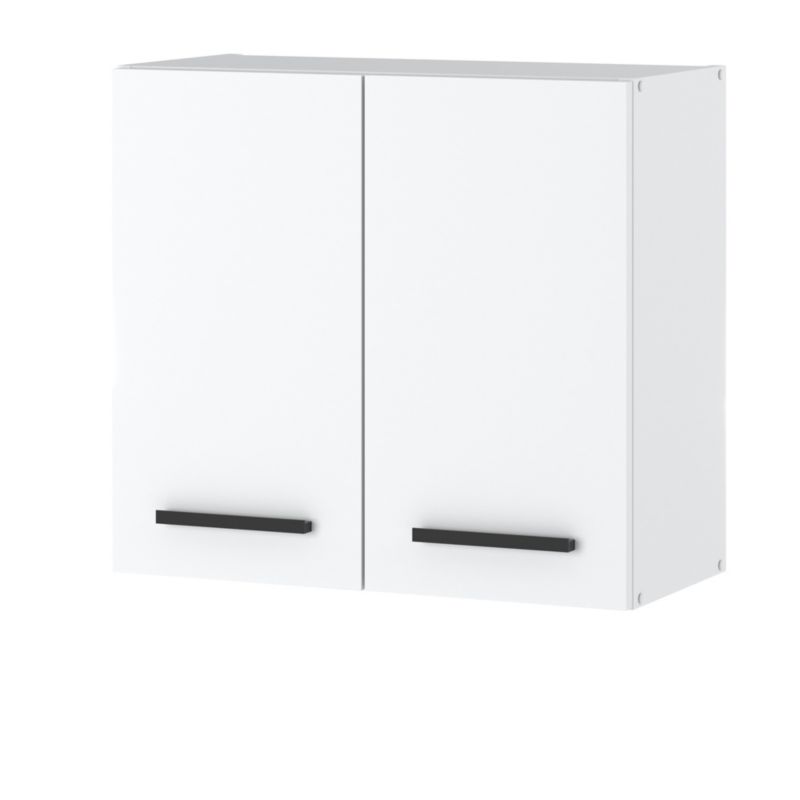 Szafka Kuchenna Hurtownia-Mebli Wisząca Blanka górna W80 80cm Biały Mat Biały Mat 80x30x60 cm 1szt.