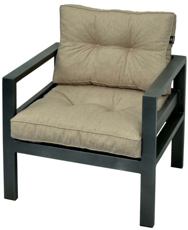 Komplet poduszek na fotel ogrodowy AMPO beżowy 1 kpl.