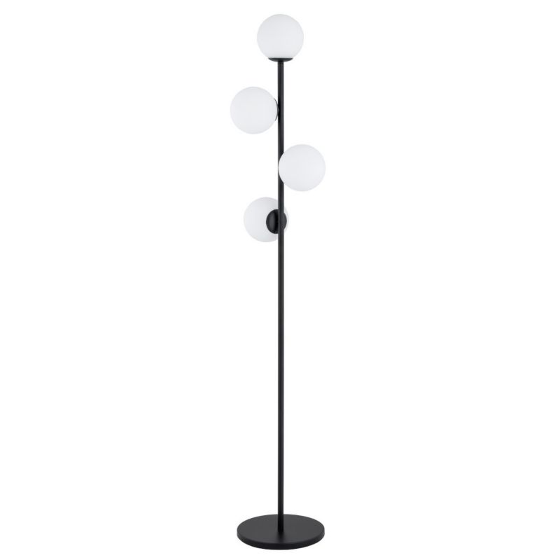 Lampa podłogowa stojąca Alfa Malaga czarno-biała 4 x E14 x 10W wym: 168 x 32 x 32 cm - 1 szt.