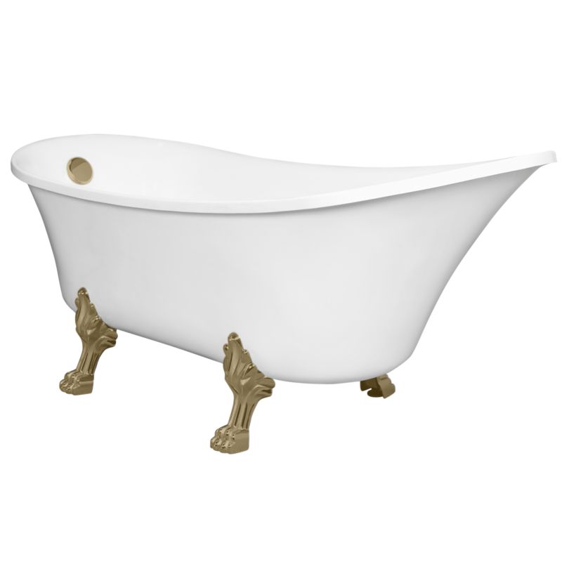 Wanna wolnostojąca Kerra Antica 164 mosiądz 1 szt.