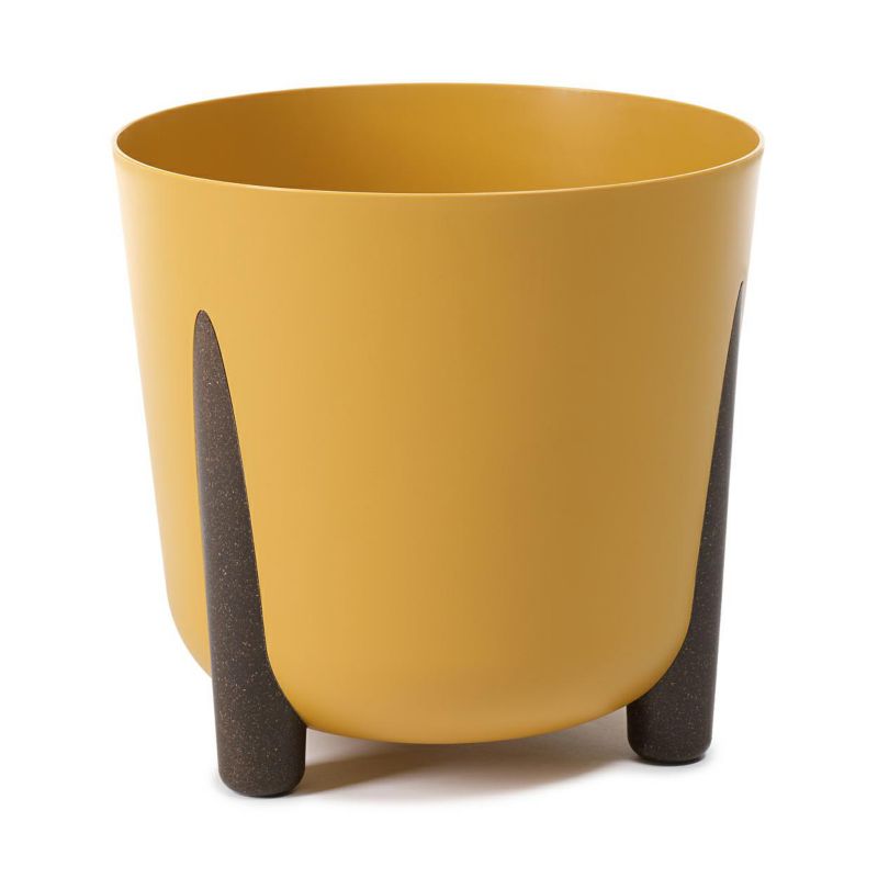 Donica HowHomely Tworzywo ECO Musztardowa 34x32cm