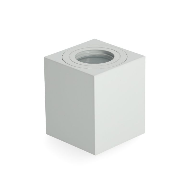 Oprawa kwadrat 1xGU10 Kobi IP44 biała 1szt.