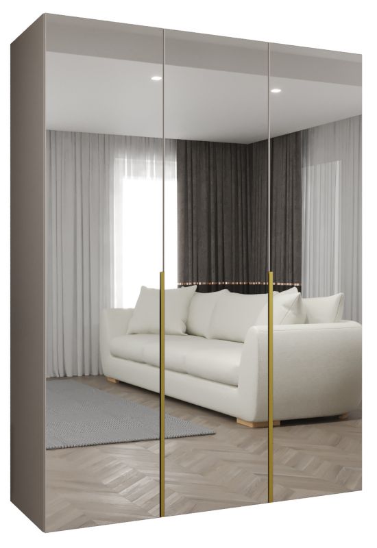 Szafa uchylna otwierana ALICANTE 3 150 wys 202 cm Kaszmir + Złoty 1 szt