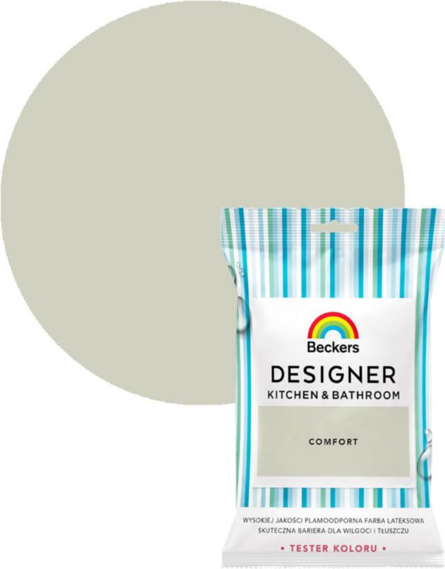 Tester farby kolorowej Beckers Designer Kitchen&Bathroom Comfort 0,05 l