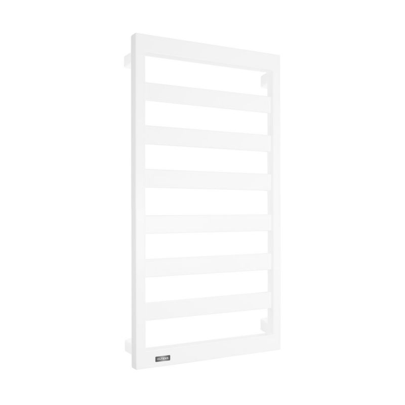 Grzejnik łazienkowy dekoracyjny Oltens Benk 91x50 cm 350W biały dolne podłączenie 1 szt.