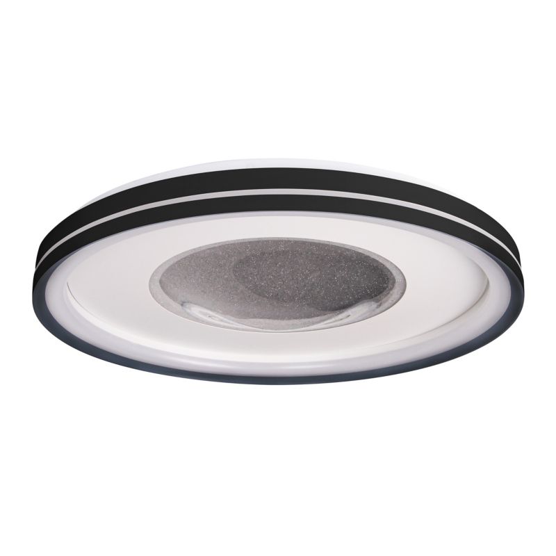 Plafon LED XUDO 68W 48cm 3CCT z pilotem Czarny Okrągły 1 szt.