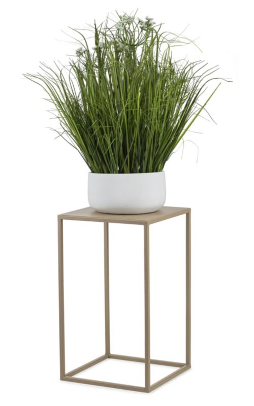 Kwietnik stojący Spring HowHomely Metalowy Beżowy 24x40 cm 1 szt.