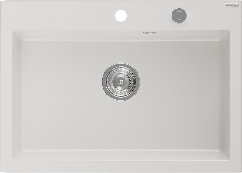 Zlewozmywak wpuszczany Mexen Elix biały 700x500 mm - 6526701005-20