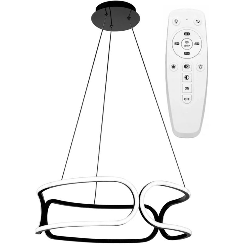 Lampa Sufitowa Wisząca Toolight Led App790-Cp Trio Czarny