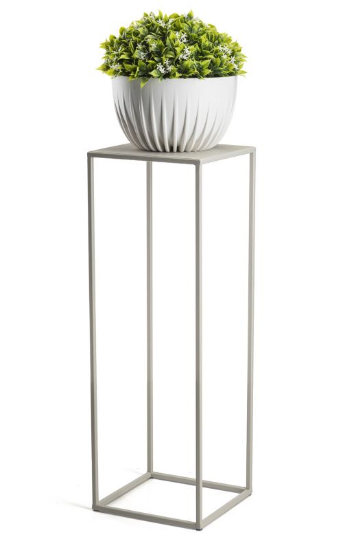 Kwietnik Dąstal Metalowy Kremowy 24x70 cm 1 szt.