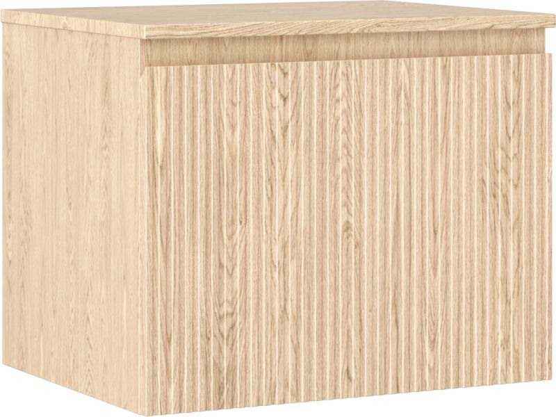 Szafka łazienkowa wisząca Mexen Rivel dąb 60x46 cm 1 szuflada z blatem 1 szt.