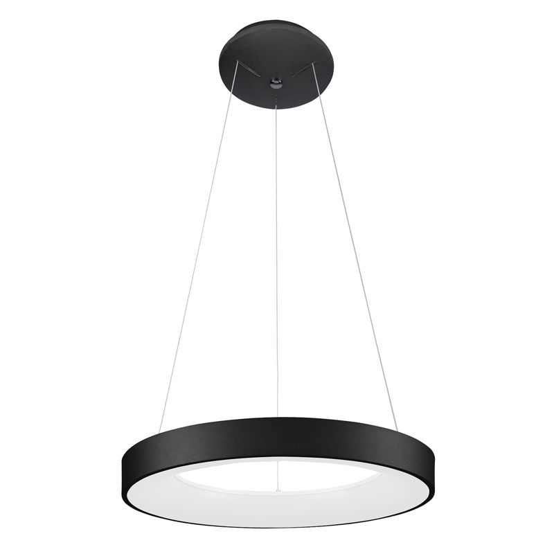 Lampa sufitowa wisząca Italux Giulia 8625 czarno-biała nowoczesna wbudowany LED 40W 1 szt.