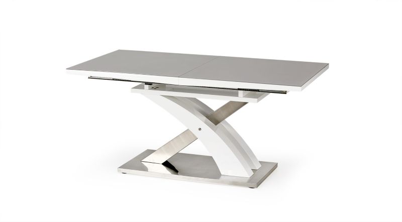 Stół Halmar SANDOR 2 160(220)x90 szary/biały rozkładany 1 szt