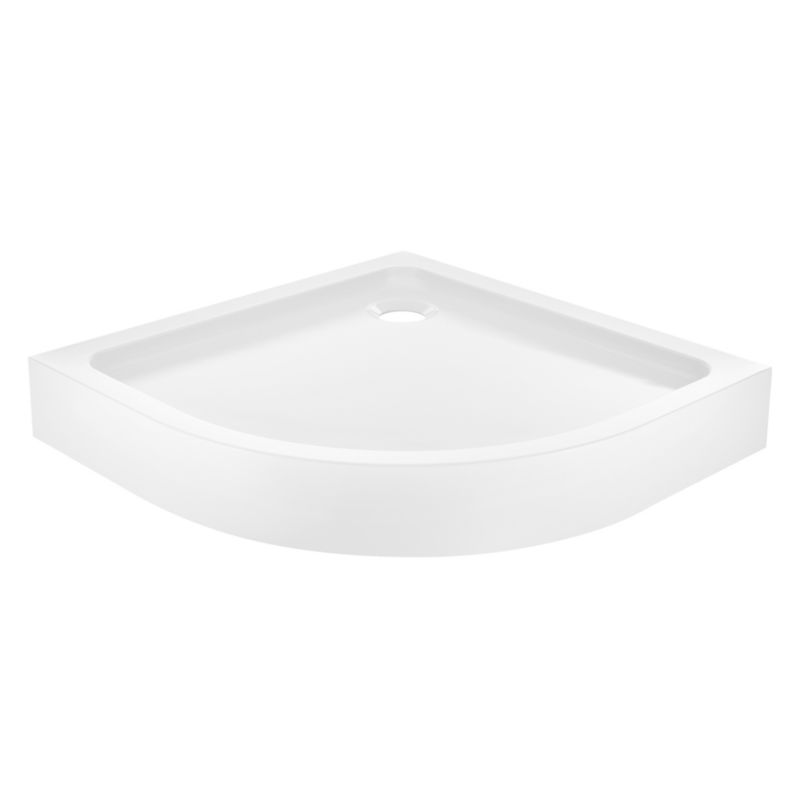 Brodzik akrylowy Dommel półokrągły 90 x 90 x 15 cm