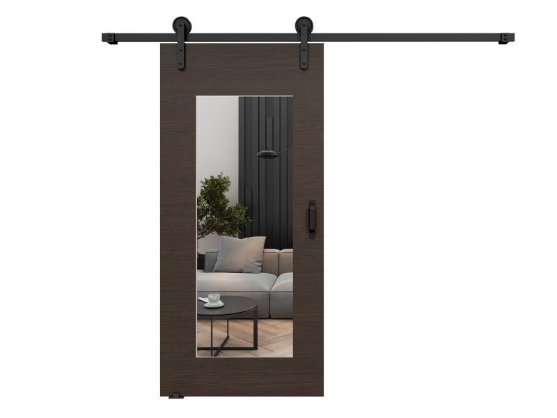 Drzwi przesuwne MINIO go for it LIFT I 106 cm wenge z lustrem 1 szt.