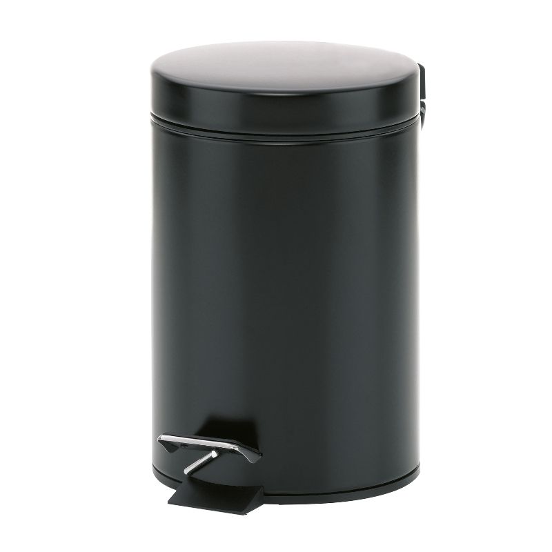 Kosz na śmieci Kela Monaco czarny mat metalowy 3L 1 szt.