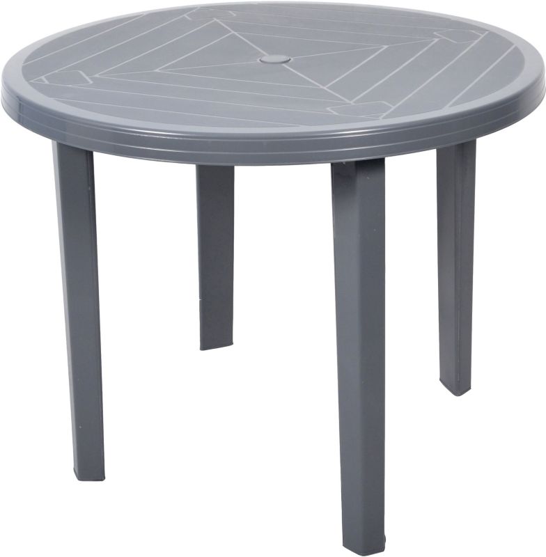 Stół Opal okrągły fi 90 cm szary